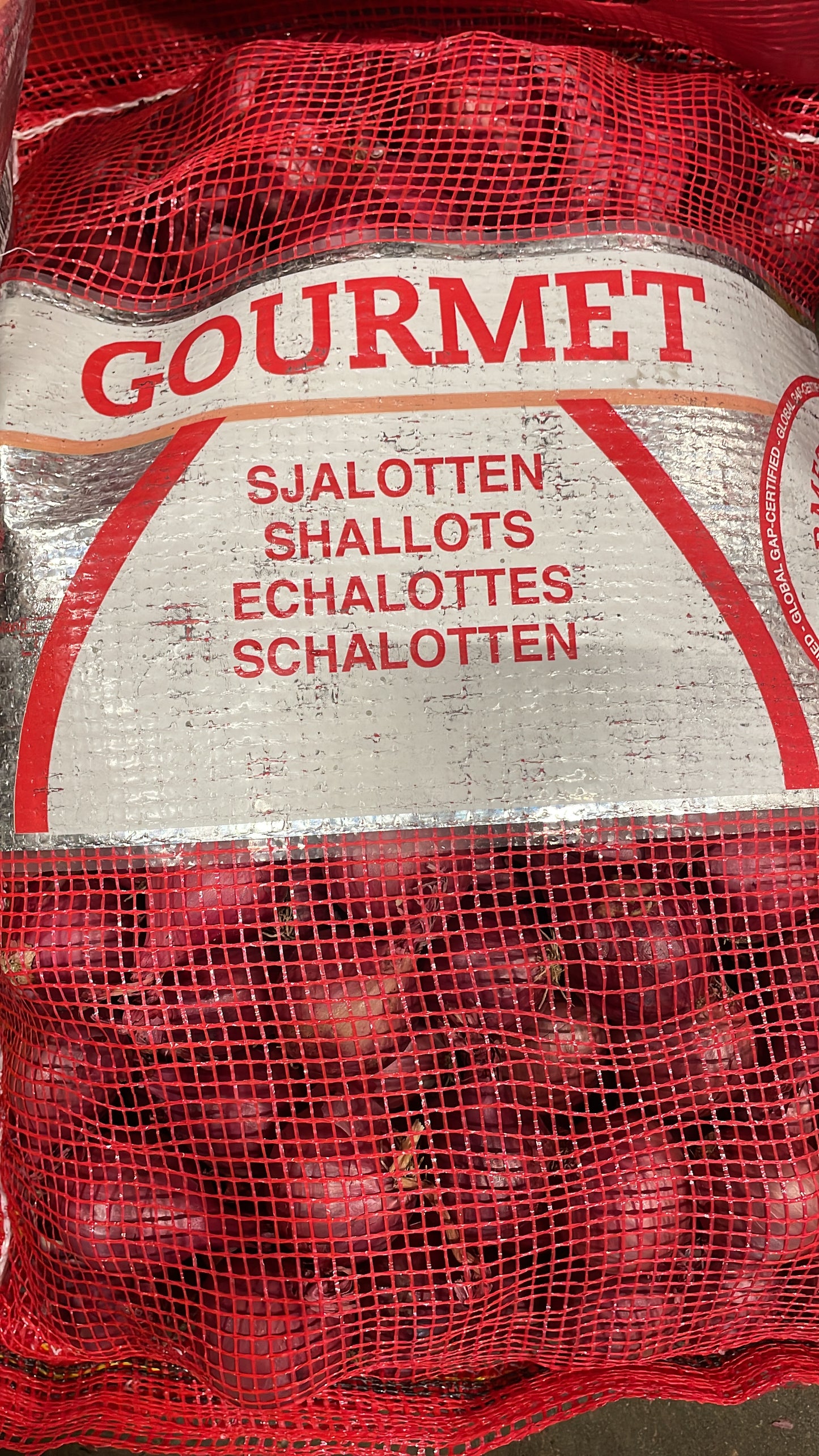 Gourmet tiny red shallots 5kg mesh bag Brisbane delivery premium quality French Asian cooking