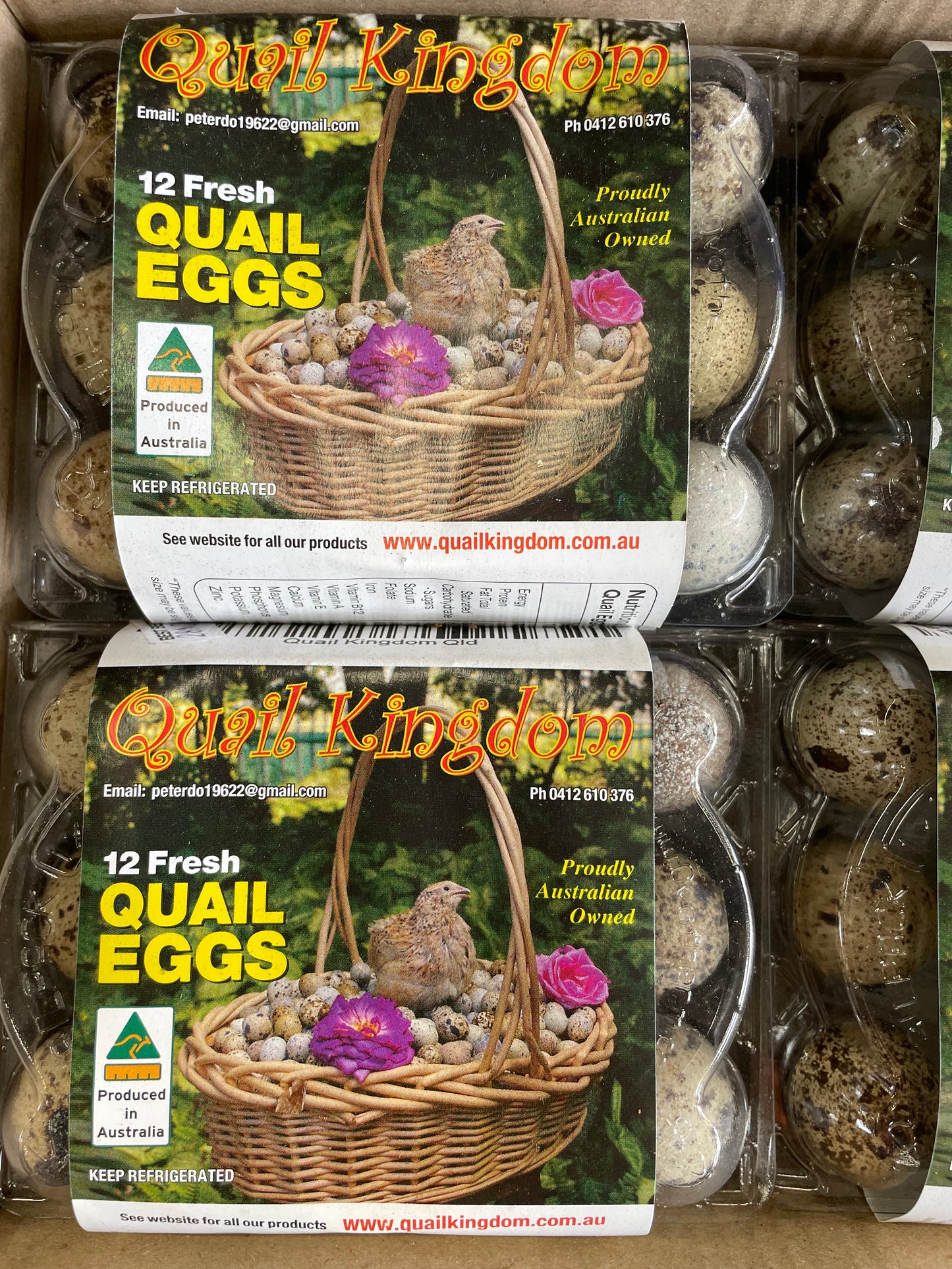 Quail Eggs (Punnet of 12)