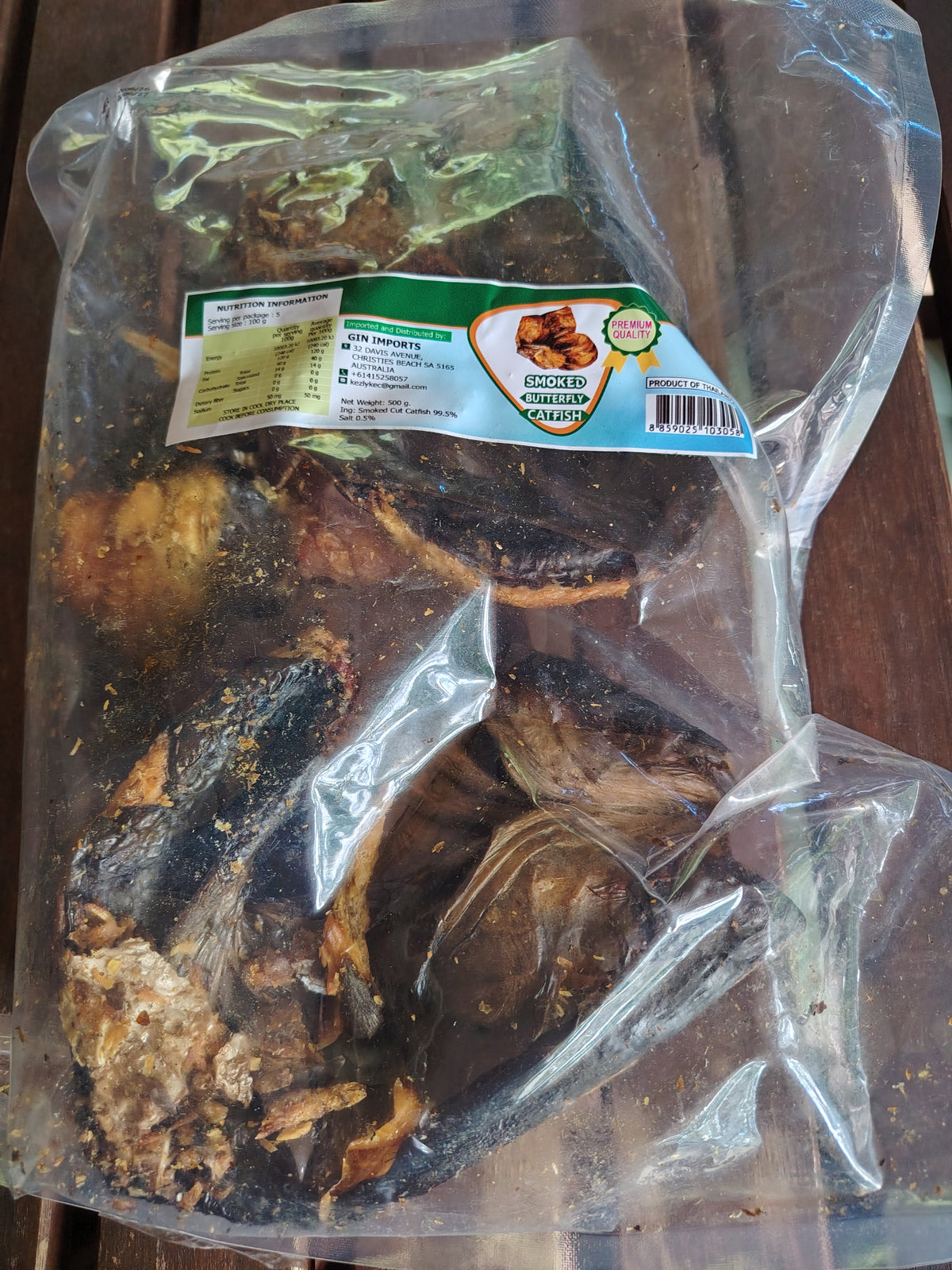 Smoked Butterfly Catfish 500g