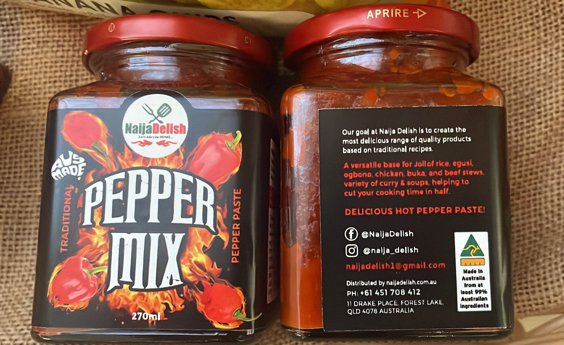 Favu Pepper Mix Sauce 270ml jar